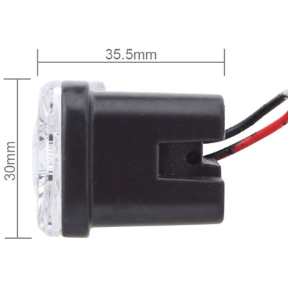 2 PCS MZ 9W 540LM 6500K 3-LED White Light Wired Car Daytime Running Light Fog Lamp, DC12-24V,Light Wire: 15cm, MZ 9W