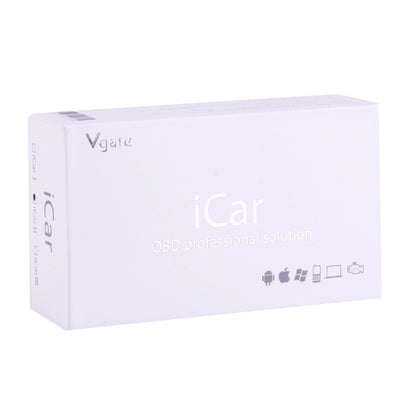 Vgate iCar II Super Mini ELM327 OBDII Bluetooth V3.0 Car Scanner Tool, Support Android OS, Support All OBDII Protocols, Bluetooth V3.0 Orange + Black