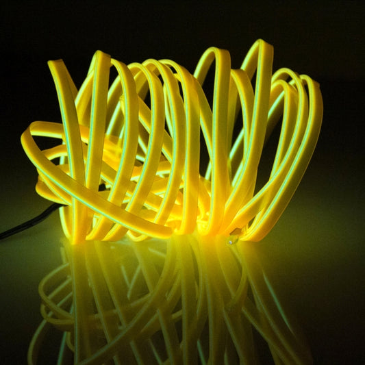 Bande de lumière flexible plate et étanche avec driver pour décoration de voiture, longueur : 5m, 5M