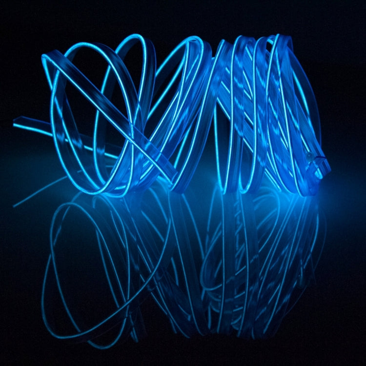 Waterproof Flat Flexible Car Strip Light with Driver for Car Decoration, Length: 5m, 5M