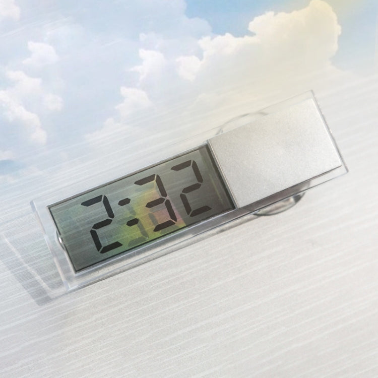 K-033 LCD Auto Clock with Sucker, Clock - ORIWHIZ In Car