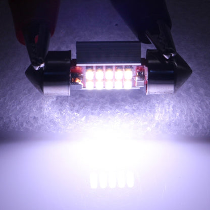 2 PCS 31mm 3W 180LM White Light 10 LED SMD 4014 CANBUS License Plate Reading Lights Car Light Bulb, 3W 31mm