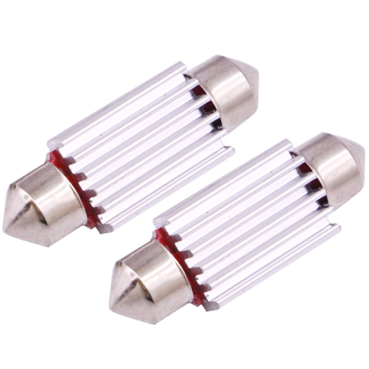 2 PCS 36mm 3.5W 180LM White Light 12 LED SMD 4014 CANBUS License Plate Reading Lights Car Light Bulb, 3.5W  36mm
