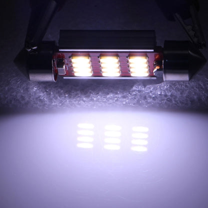 2 PCS 41mm 3.5W 180LM White Light 12 LED SMD 4014 CANBUS License Plate Reading Lights Car Light Bulb, 3.5W 41mm