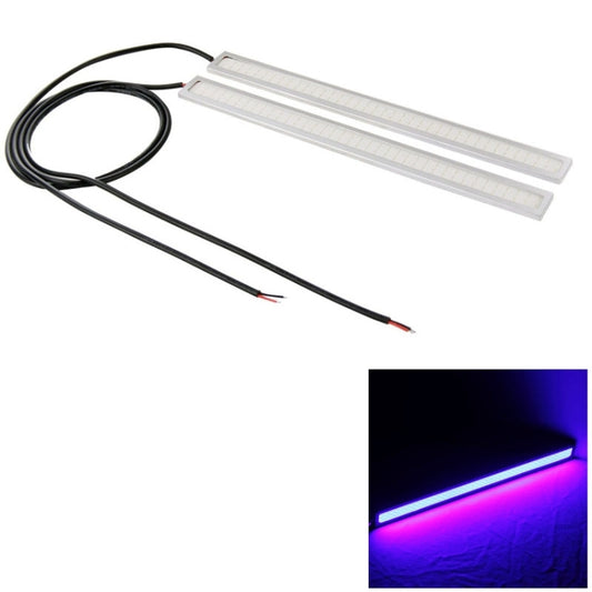 2 PCS 6W*2 DRL LED Blue Light Bar Car Light Source Waterproof Daytime Running Lights, DC 12V, NCD-17S  Blue Light