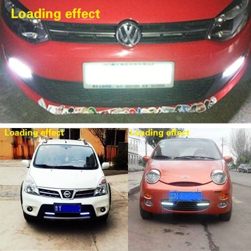2 PCS 6W*2 DRL LED Blue Light Bar Car Light Source Waterproof Daytime Running Lights, DC 12V, NCD-17S  Blue Light
