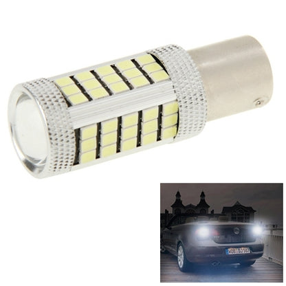 2 PCS 1156/BA15S 3W White 66 LED SMD 2835 Brake Light for Vehicles, DC 12V, 1156