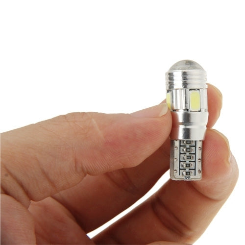 T10 2W White 130LM 6 LED SMD 5730 Backup Reverse Light Turn Signal Bulb for Vehicles, DC 12V, T10 2W