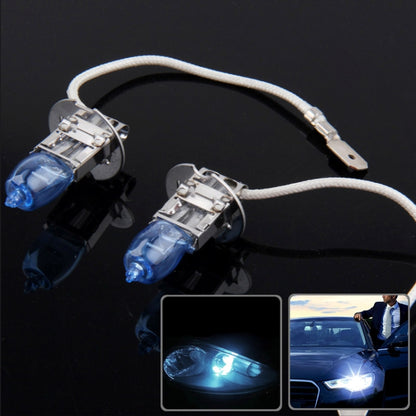 Halogen Bulb, Super White Car Headlight Bulb, 12 V / 100W, 6000K 2400 LM  (Pair), HOD 9006, HOD H3, HOD H7, HOD 9005, HOD H4