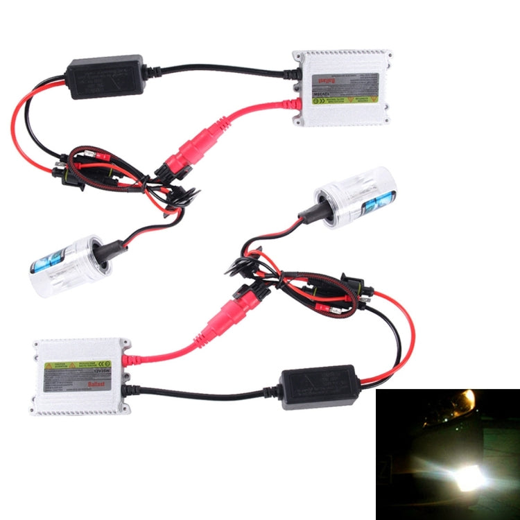 DC12V 35W 2x H1 HID Slim Xenon Light, High Intensity Discharge Lamp, H1, Color Temperature: 6000K, H1, Color Temperature: 4300K, H1, Color Temperature: 8000K