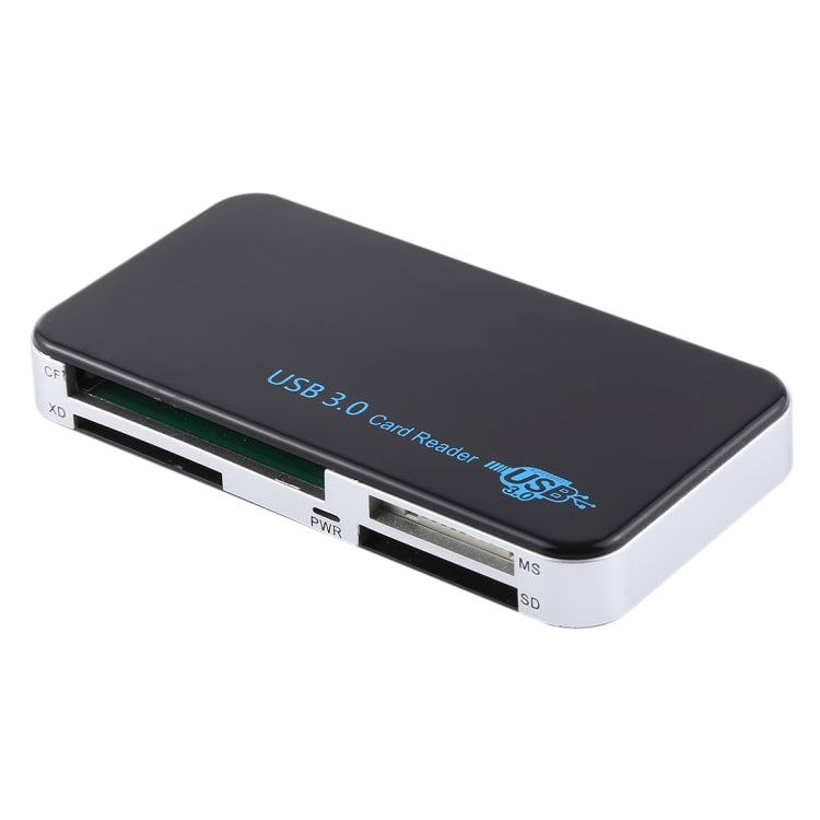 Lecteur de carte USB 3.0, Super Vitesse 5 Gbit/s, Compatible cartes CF / SD / TF / M2 / XD / MS, Boîtier en plastique