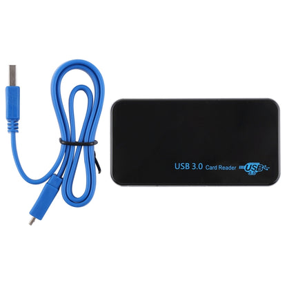 Lecteur de carte USB 3.0, Super Vitesse 5 Gbit/s, Compatible cartes CF / SD / TF / M2 / XD / MS, Boîtier en plastique