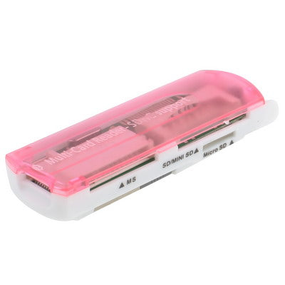 Lecteur de cartes multiples USB 2.0, compatible cartes SD/MMC, MS, TF, M2