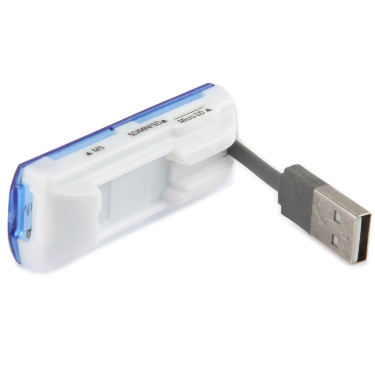 Lecteur de cartes multiples USB 2.0, compatible cartes SD/MMC, MS, TF, M2