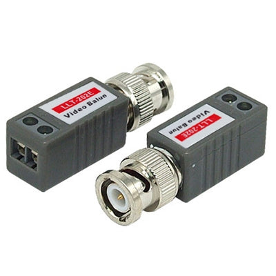 2 PCS 1 canal vidéo balun passif UTP BNC émetteur-récepteur Cat5, X202E