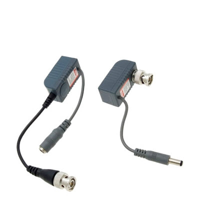 2 PCS Transcepteur UTP Balun Vidéo / Audio / Alimentation Caméra de Surveillance, A213A