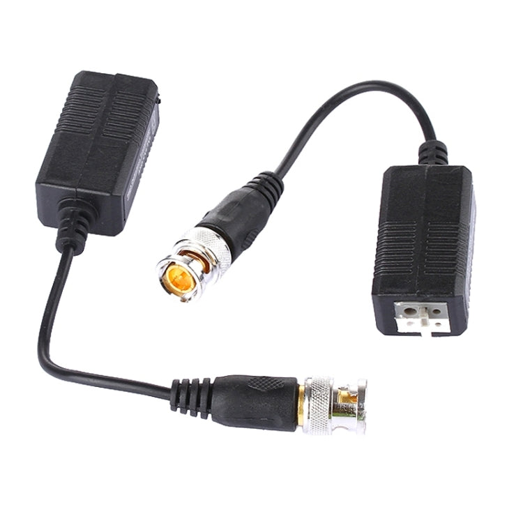 2 PCS HD 205C Coaxial CVI/TVI/AHD 1CH Passive Transceiver Video Balun, 205C