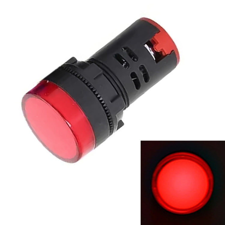 12V AD16-22D / S 22mm LED Signal Indicator Light Lamp, 12V