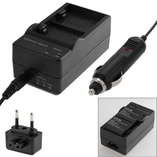 Double chargeur de batterie numérique pour SJ4000, SJ5000, SJ6000, M10, chargeur de batterie de voiture