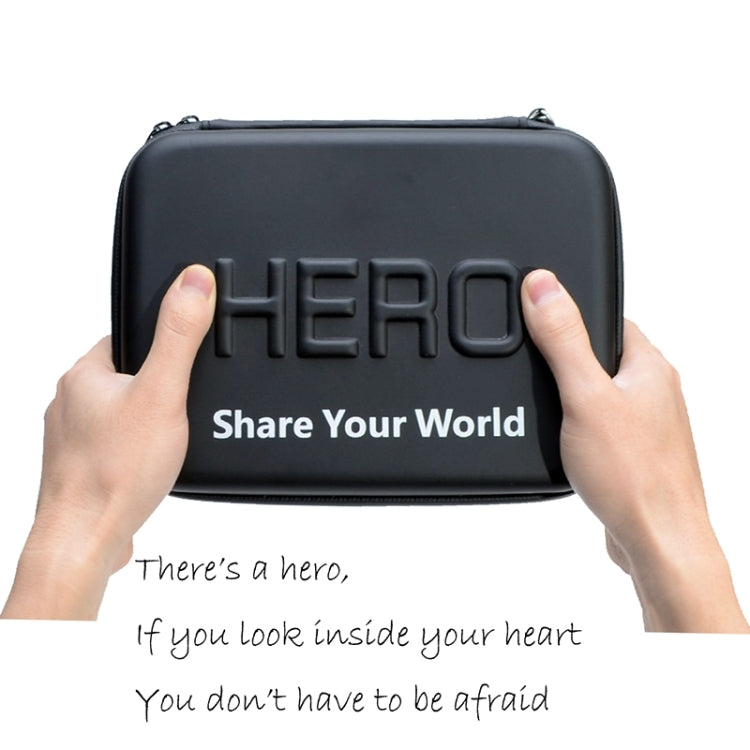 Shockproof Waterproof Portable Travel Case for GoPro, Insta360, DJI and Other Action Cameras Accessories, Size: 22cm x 16cm x 7cm, Size: 22cm x 16cm x 7cm