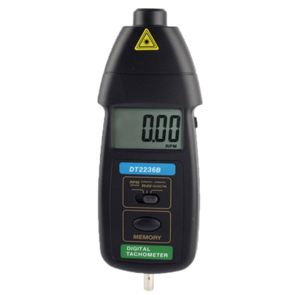 Contact & Non Contact Laser Digital Tachometer , DT2236B