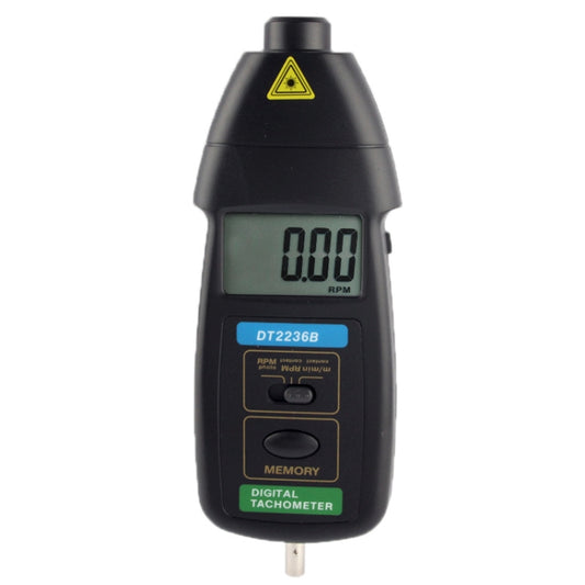 Contact & Non Contact Laser Digital Tachometer , DT2236B