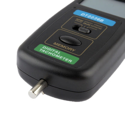 Contact & Non Contact Laser Digital Tachometer , DT2236B