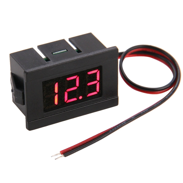 V33D 2 Wires Mini Digital Voltage Meter, Measure Voltage: DC 4.5-120V, S-DT-0534G, S-DT-0534L, S-DT-0534R