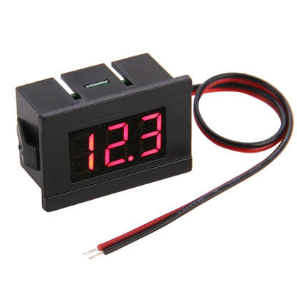 V33D 2 Wires Mini Digital Voltage Meter, Measure Voltage: DC 4.5-120V, S-DT-0534G, S-DT-0534L, S-DT-0534R