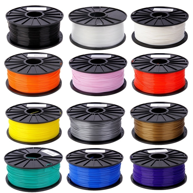 ABS 1.75 mm Color Series 3D Printer Filaments, about 395m