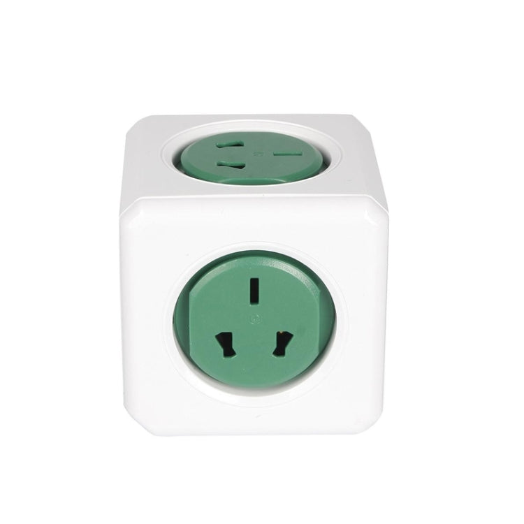 PowerCube 10A Universal Wall Adapter Power Socket with 5 US / AU Sockets for Home Office, AU Plug, Random Color Delivery, PowerCube Socket