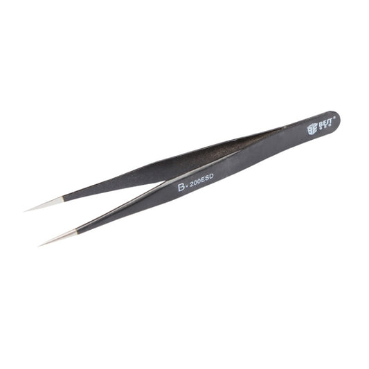BEST BST-200ESD Pincettes à pointe antistatique en acier inoxydable 202, BST-200ESD