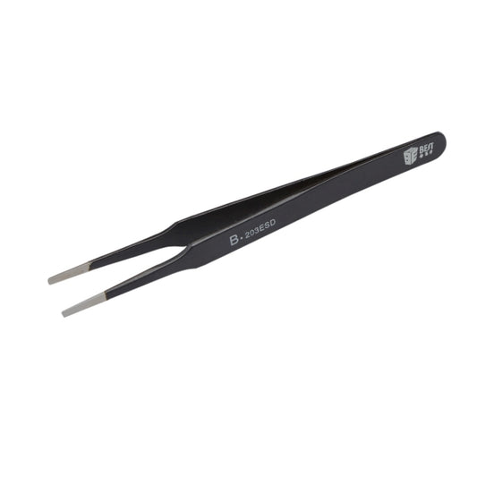 Pince à épiler antistatique en acier inoxydable 202, BST-203ESD, BEST BST-203ESD