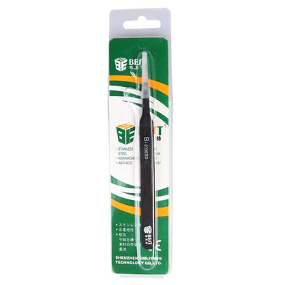 BEST BST-203ESD 202 Stainless Steel Anti-static Tip Tweezers, BST-203ESD