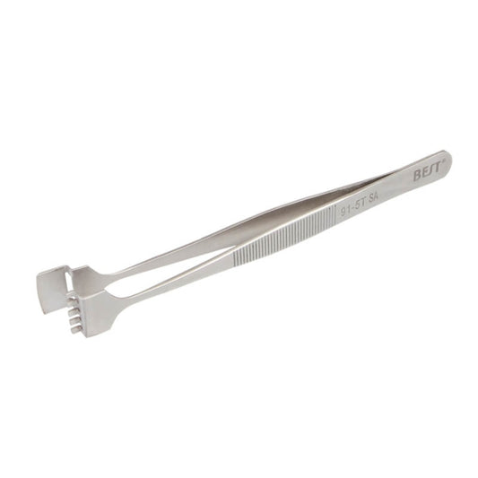 BEST BST-91-5T SA Pinces à plaquettes professionnelles en acier inoxydable pour plaquettes de silicium, BST-91-5T