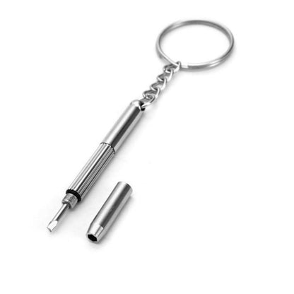 3 in 1 Professional Screwdriver (Cross 1.5, Straight 1.5,Star Nut M2.5) Repair Tool with Keychain for Smart Phone, Watches,Glasses, 3 in 1