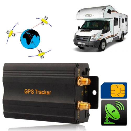 Système de suivi de véhicule GSM / GPRS / GPS 103B, prend en charge la carte mémoire TF, bande : 850 / 900 / 1800 / 1900Mhz, 103A, 103B, télécommande (coupure d'huile et de circuit)