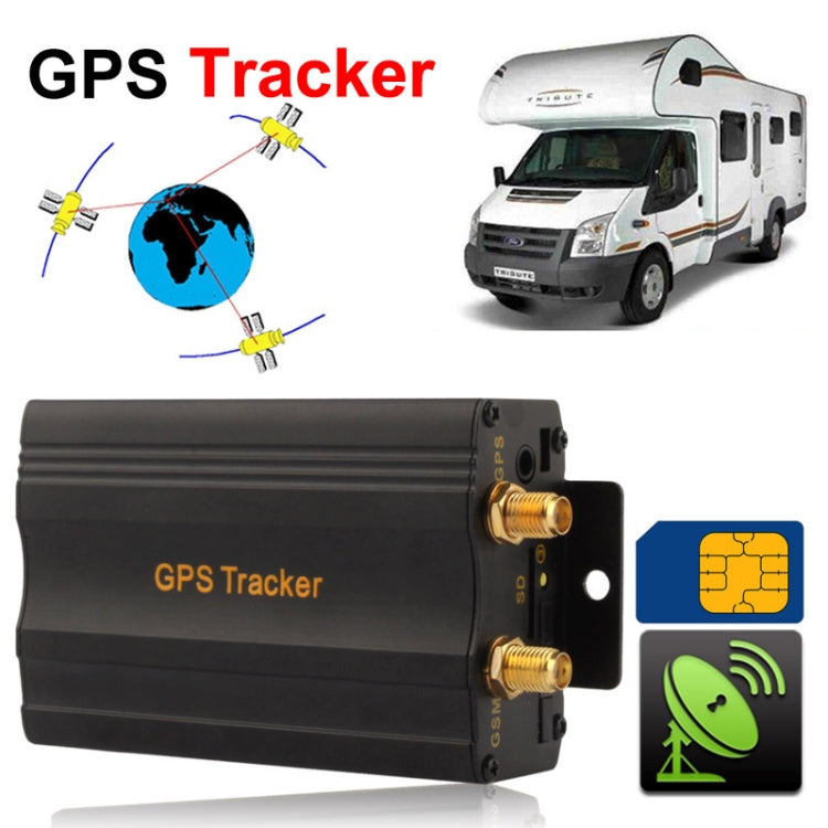 Système de suivi de véhicule GSM / GPRS / GPS 103B, prend en charge la carte mémoire TF, bande : 850 / 900 / 1800 / 1900Mhz, 103A, 103B, télécommande (coupure d'huile et de circuit)