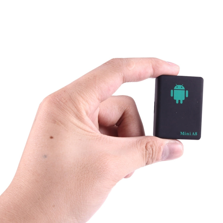 TRACKER Mini A8 Localisateur mondial en temps réel 4 bandes GSM/GPRS Dispositif de suivi pour usage personnel