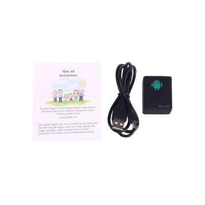 TRACKER Mini A8 Localisateur mondial en temps réel 4 bandes GSM/GPRS Dispositif de suivi pour usage personnel