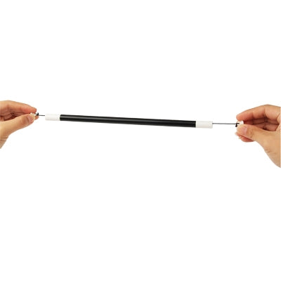 3 baguettes magiques en plastique / Jouet pour blague de fête, baguette magique en plastique noir
