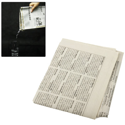 Journaux et eau versée / Accessoires de magie / Magie de rue / Tours de magie, Tours de magie avec des journaux