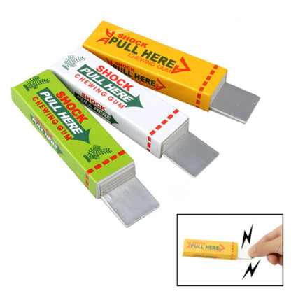 Gomme à mâcher choquante, blague pratique, jouet choquant, livraison de couleur aléatoire, chewing-gum vert, chewing-gum jaune