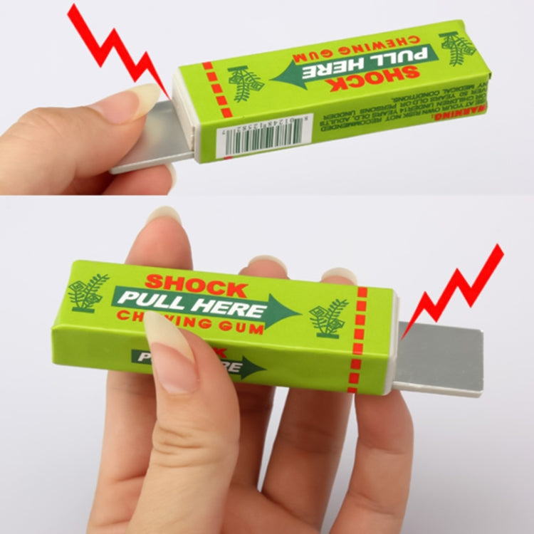 Gomme à mâcher choquante, blague pratique, jouet choquant, livraison de couleur aléatoire, chewing-gum vert, chewing-gum jaune