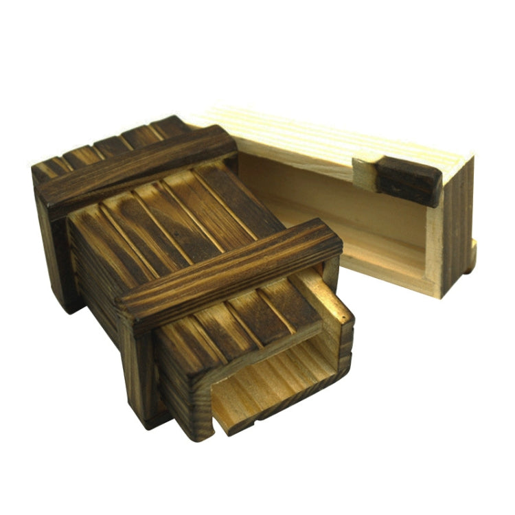 Boîte Magique en Bois avec Tiroir Secret, Taille : S
