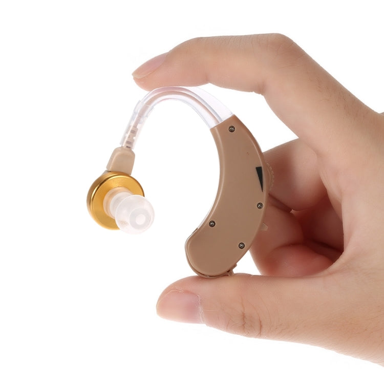 JECPP Behind Ear Sound Amplifier Adjustable Tone Hearing Aid, F-135