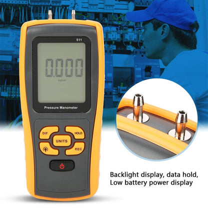 BENETECH GM511 LCD Display Pressure Manometer
