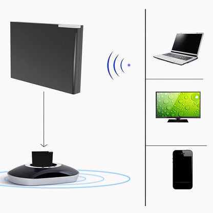 Récepteur audio sans fil Bluetooth pour iPhone 4 et 4S / (iPad 3) / iPad 2 / iPod / tout appareil Bluetooth, Bluetooth V2.1 Blanc, Bluetooth V2.1 Noir