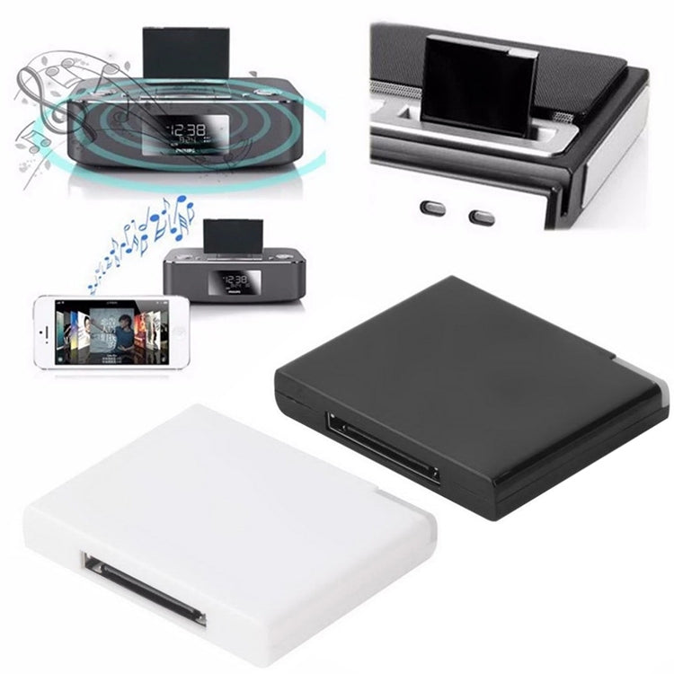 Récepteur audio sans fil Bluetooth pour iPhone 4 et 4S / (iPad 3) / iPad 2 / iPod / tout appareil Bluetooth, Bluetooth V2.1 Blanc, Bluetooth V2.1 Noir