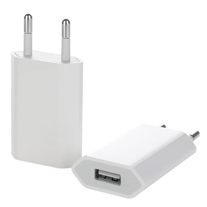 5V / 1A (US Plug) USB Charger Adapter For  iPhone, Galaxy, Huawei, Xiaomi, LG, HTC and Other Smart Phones, Rechargeable Devices